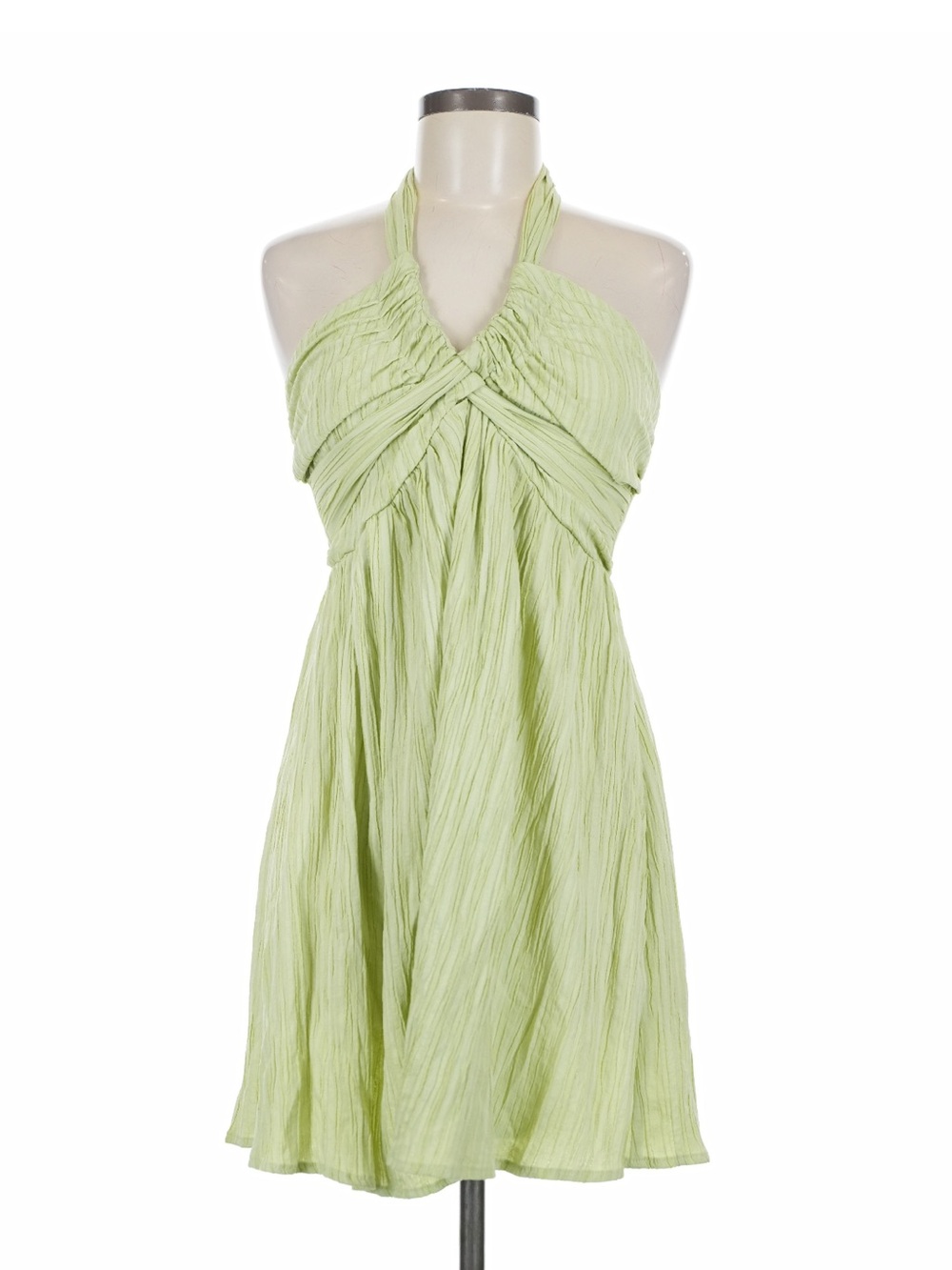 Light Green Halter Summer Dress